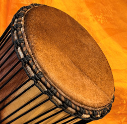Bougarabou Trommel aus Mali Trommelfell