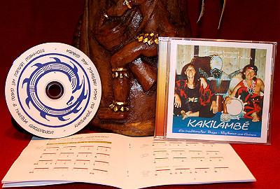 Djembe Trommel CD zum Trommeln spielen lernen, CD Kakilambé