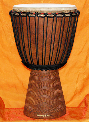 Djembe Trommel Mahagoni
