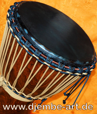 Djembé Art Trommel - Black Thunder, Djembe Trommel der Premiumklasse